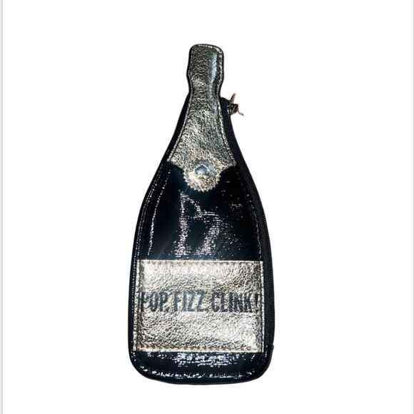 Kate Spade Pop. Fizz. Clink. Novelty Coin Purse ! - Picture 5 of 10